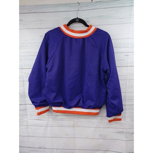 Vtg Varsity Spirit Provence Panthers Cheerleader Pullover Jacket Purple Sz Small - Picture 3 of 7